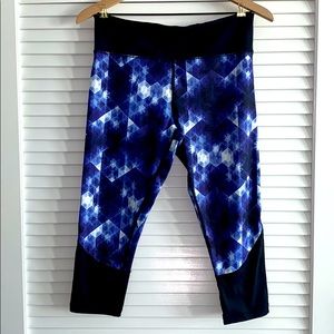 Soulcycle cropped Diamond leggings (M) Supercute!